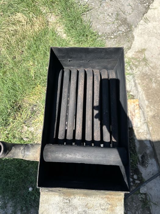 Отопительный котёл газ с углём