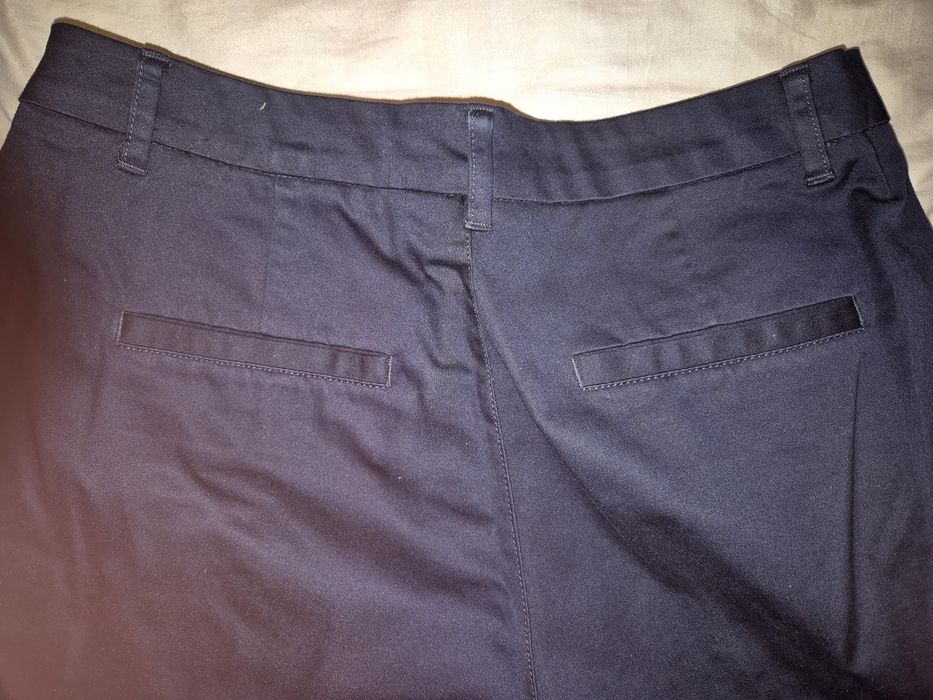 Pantaloni bleumarin casual,  sport, material fin, calitativ, ușor elas