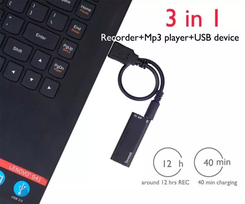 Мини оргинал диктофон.8 гб. 10 соат тиниқ ёзади