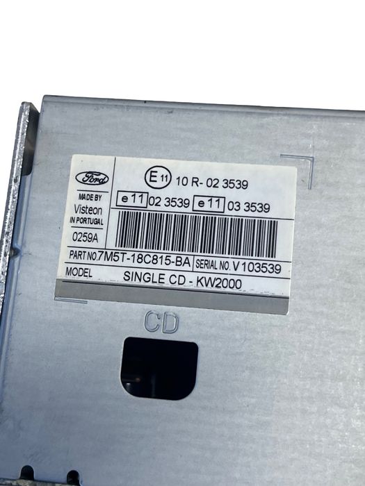 Radio Cd Ford Focus Ii Da_, Hcp, Dp 2004 - 2013 7M5T-18C815-Ba