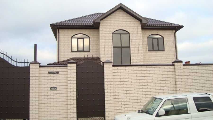 Кирпич слоновая кость светлый  бежевый коричневый еврокирпич Астана