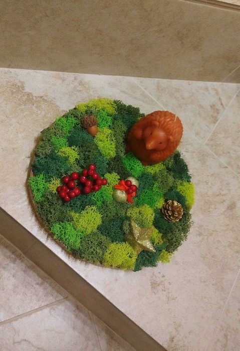 Икебана със скандинавски мъх