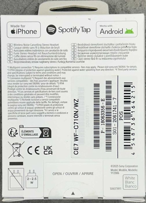 Casti In-Ear SONY WF-C710N [#136675#]