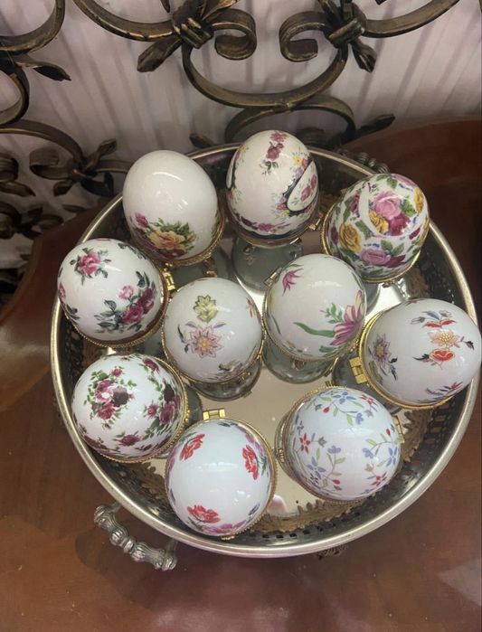 Oua decorative de portelan