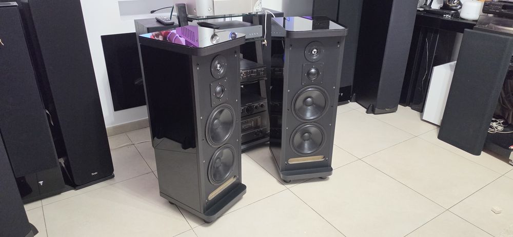 Boxe de podea olandeze Audiolab cu difuzoare VIFA