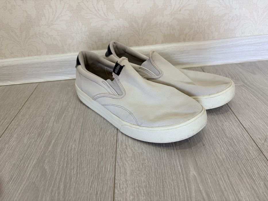 Замшевые кеды слипоны adidas оригинал 40 рамер