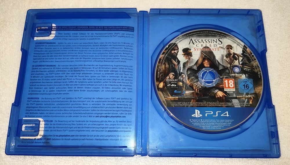 Assassin's Creed PlayStation 4 Syndicate Asasin Creed Sindicat PS4