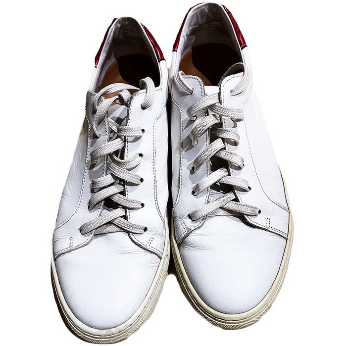 Кожаные мужские кеды