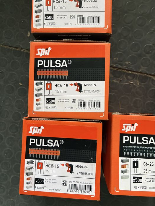 Пирони за Spit Pulsa