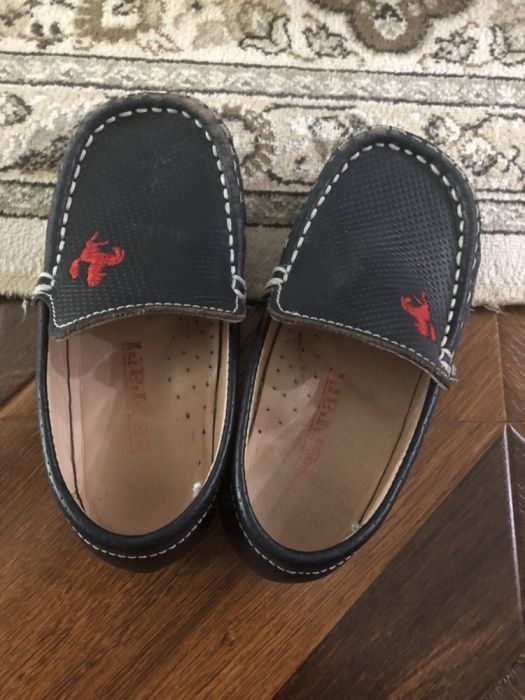 Кожанные мокасы