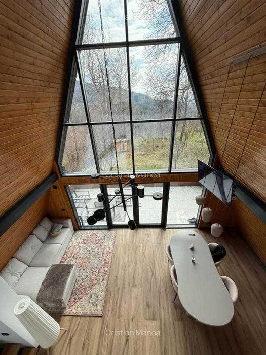 Complex A-Frame – 2 cabane construite + 3 în proiect (AC) - suprafata 2157 mp