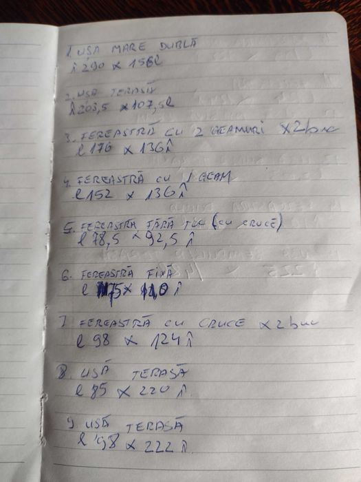 Uși și ferestre termopan din lemn