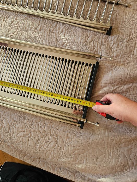 Чисто нов неизползван сушилник inox две нива за вграждане