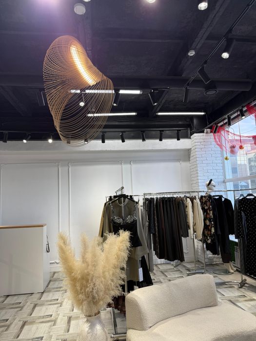 Люстра в эко стиле