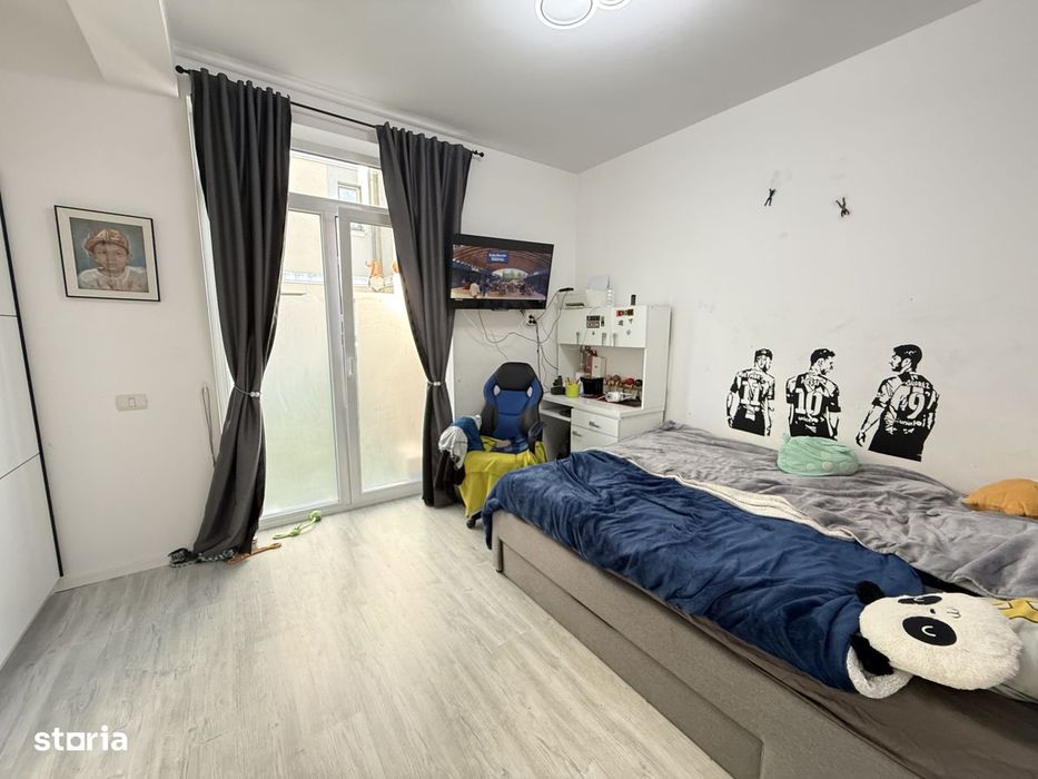 Apartament  cu 2 camere, decomandat cu gradina de 45 mp - Giroc