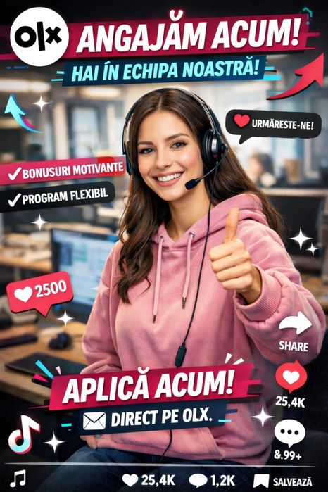 Colaborare TikTok LIVE seara – comision din vânzări