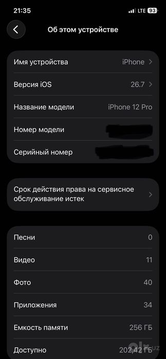 Holati ideal Iphone 12 pro