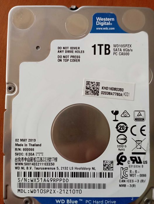 Жесткий диск HDD 1 Tb 2.5