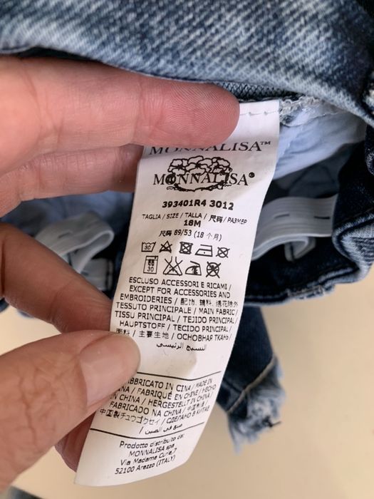 Джинсы monnalisa 18 мес