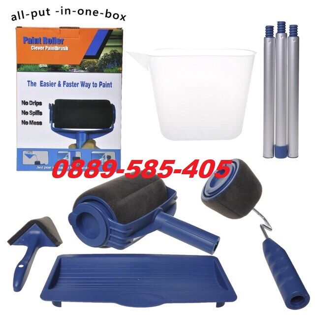 ТВ Оригинал! Нови 8 ЧАСТИ Paint Runner валяци за боядисване 3бр валяк