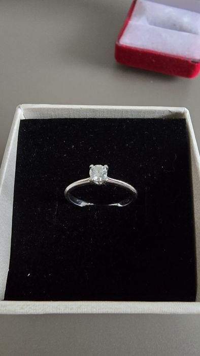 Годежен пръстен с диамант 0.23 ct – 14К злато (585)