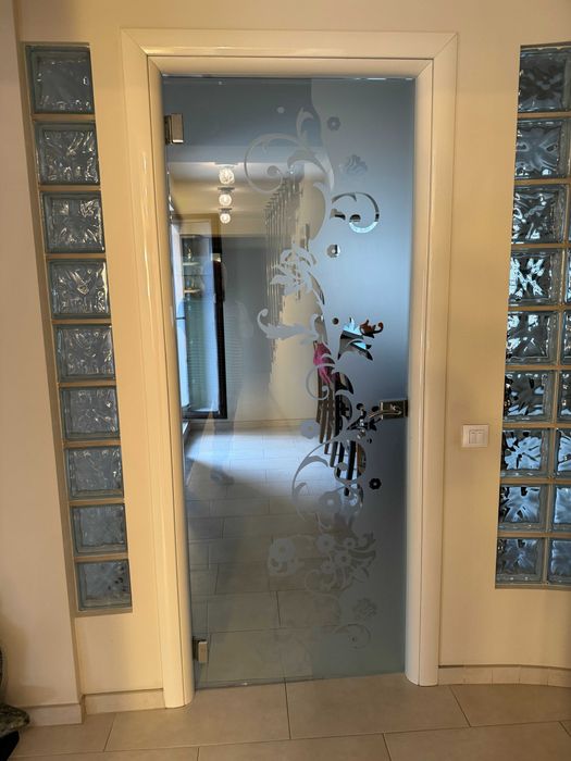 Usa interior din sticla, Italia, stare excelenta