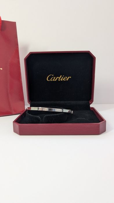 Cartier Love white gold bracelet