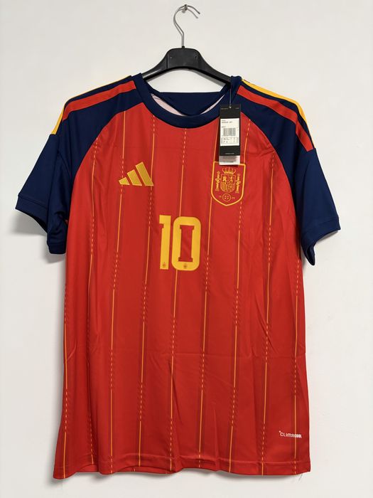 tricou fotbal jersey spania lamine yamal 10