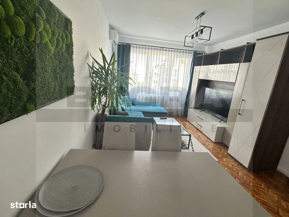 Apartament 2 camere, 50mp, etaj intermediar, balcon, zona Piata Abator — fotografia 3