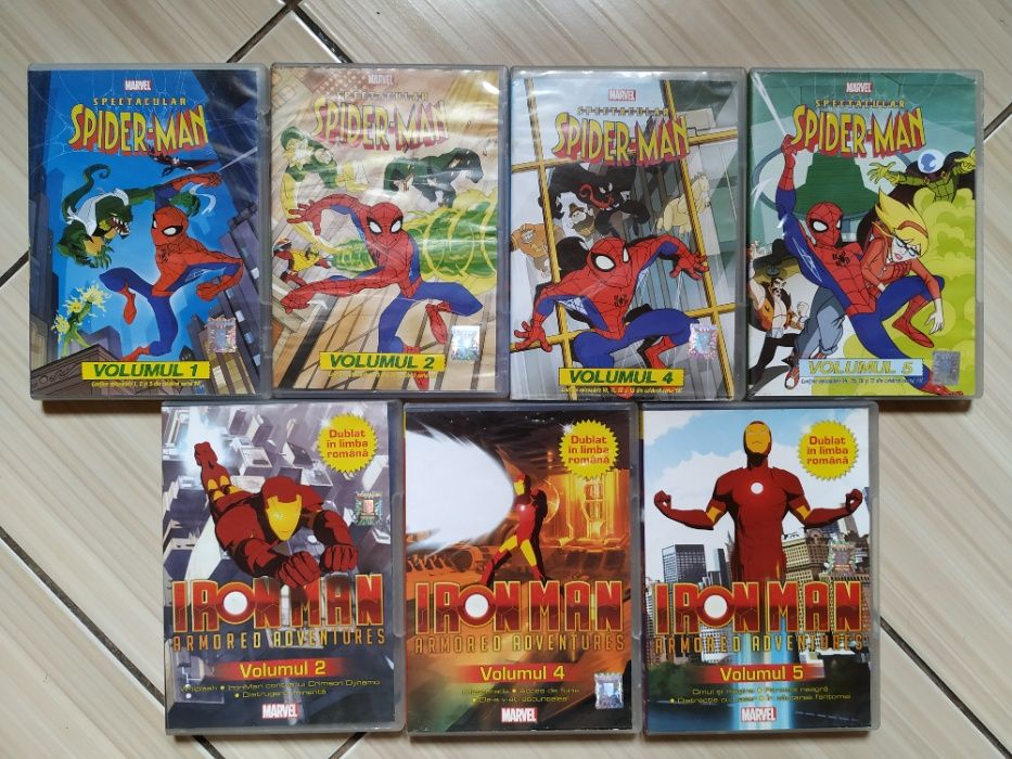DVD-uri desene animate Spider-Man & Iron Man