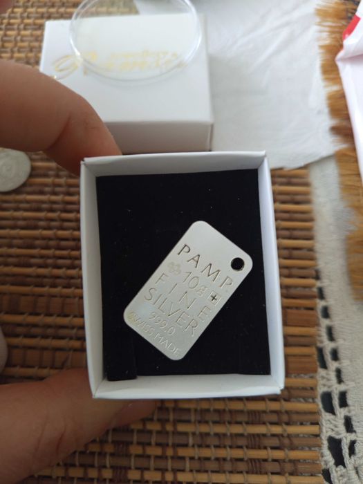 Сребърно кюлче висулка Pamp