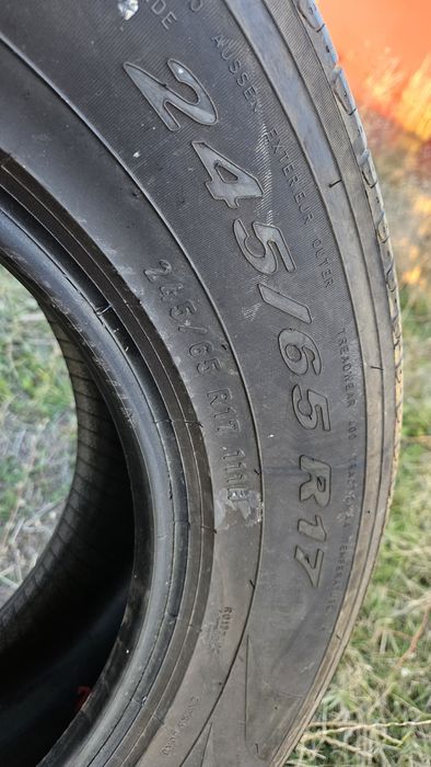 4бр Гуми 245 65 17 пирели дот 22