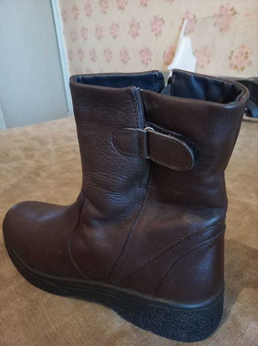 Сапоги мужские ,натуральная кожа размер -40(на 41)