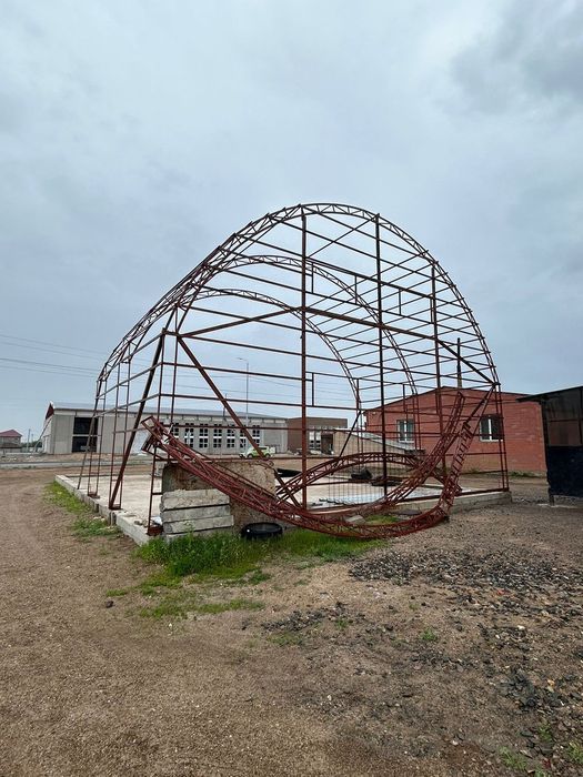 Арочный ангар 10×15 м, металлокаркас, 150 м²