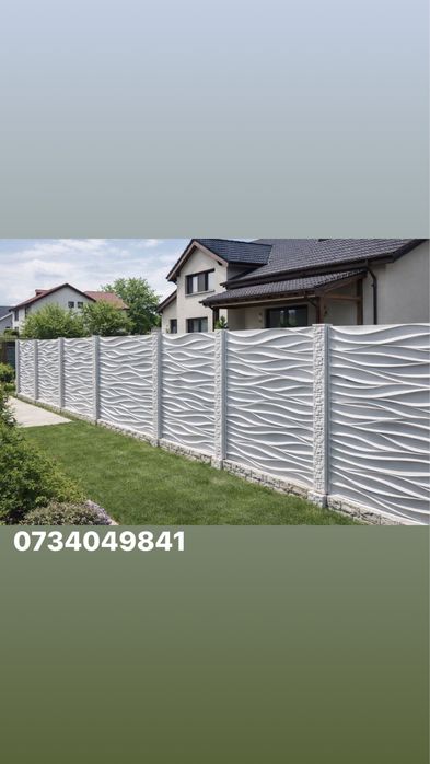 Garduri din placi de beton / placi gard beton