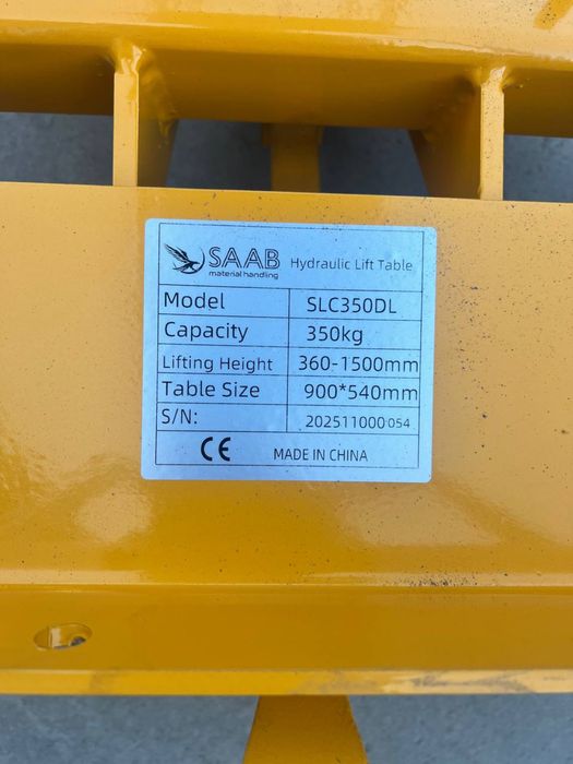 SAAB SLC350DL тележка погрузчик ручной кара гидравлический подемник