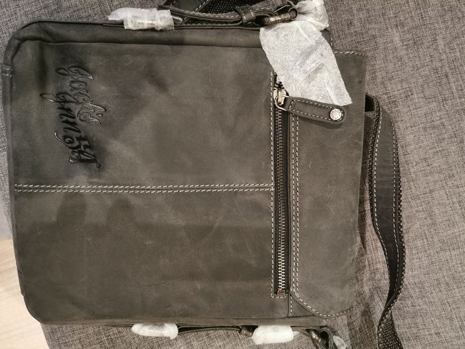 Geantă de umăr Jack's Inn 54 Bad Ass Neagră