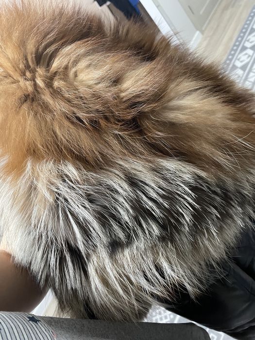 Продам кожанный пуховик