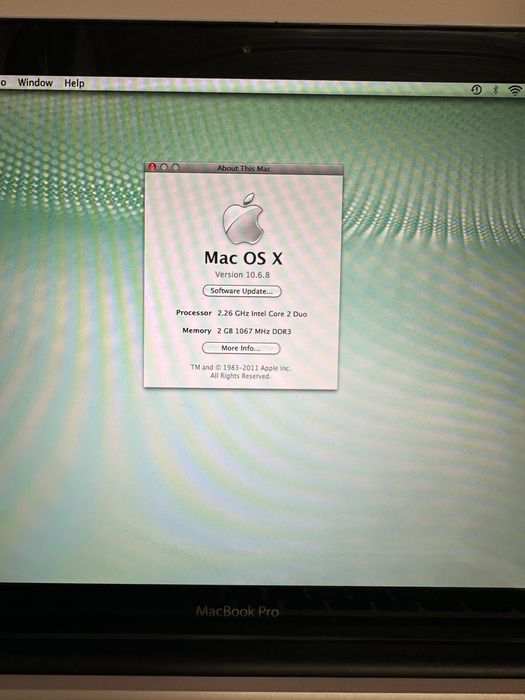 MacBook Pro 13” •2GB RAM •120GB •incarcator original