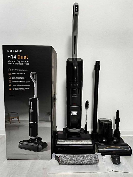 Dreame H14 Dual — моющий пылесос 5 в 1