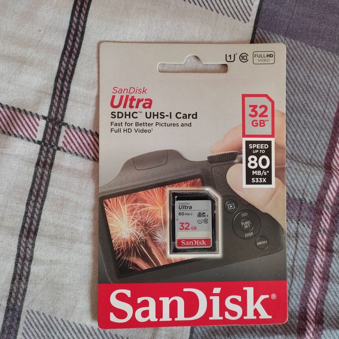 Продам новые оригинальные карты памяти SanDisk 32gb