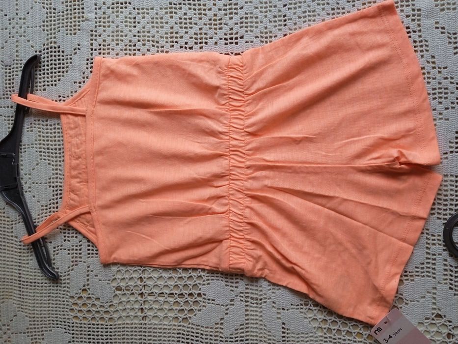 НОВ детски комплект поли и гащеризон Mothercare, 3-4 годинки