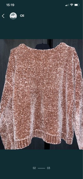 Bluza din catifea roz