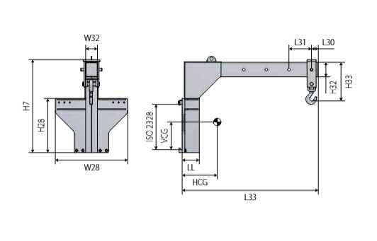 Кран-балки на вилочный погрузчик
