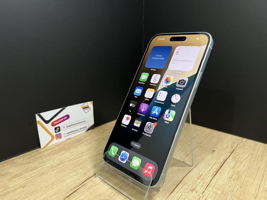 Iphone 15 Plus 128Gb Blue Second-Hand Satisfăcător 3 ani garanție, Tel