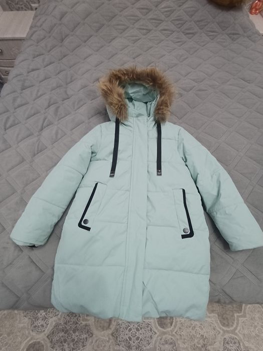 Куртка на девочку 6-9 лет зима брюки утеплённые