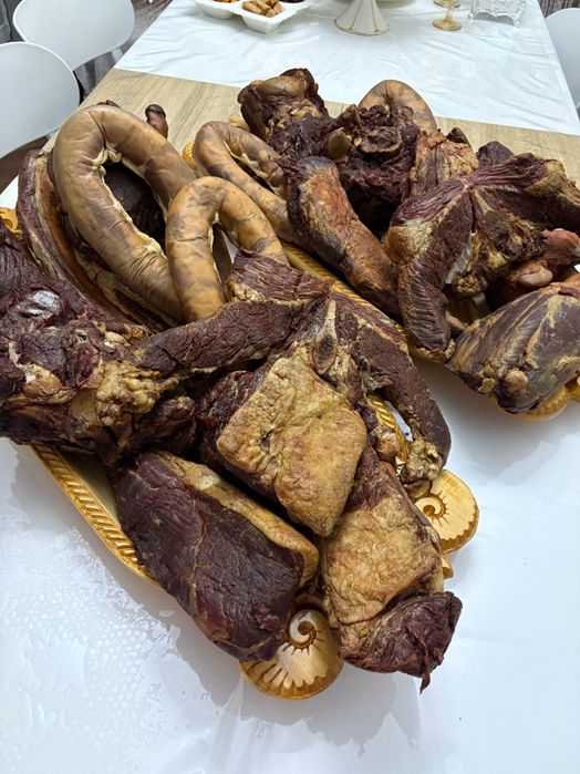 Копченое мясо конины