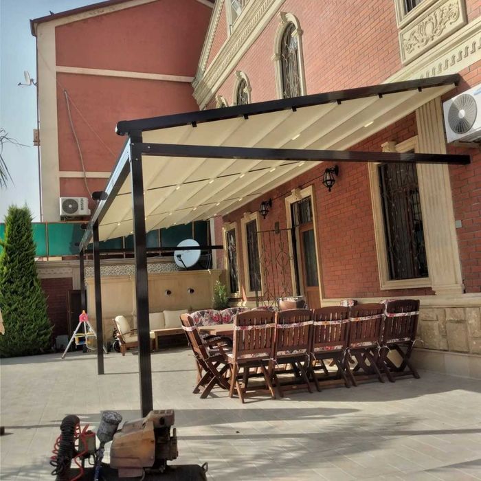 Pergola Naves.Tent ishlari. Пергола, Маркиза, паркинг,  терасса, зонты