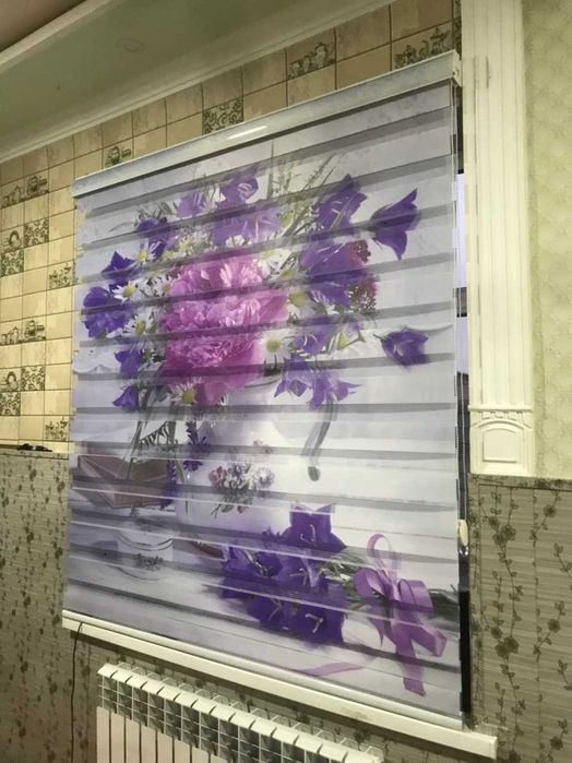 Жалюзи комбо Ролло jalyuzi и Kombo garizantalni Вертикальные pardalari