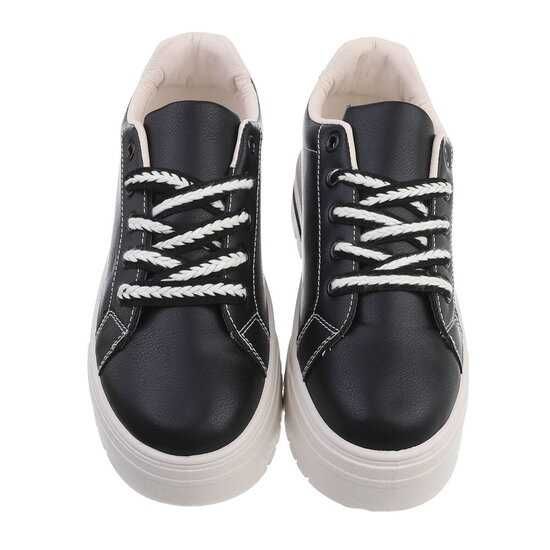 Дамски спортни обувки (Sneakers), черни, 37, 38 номер